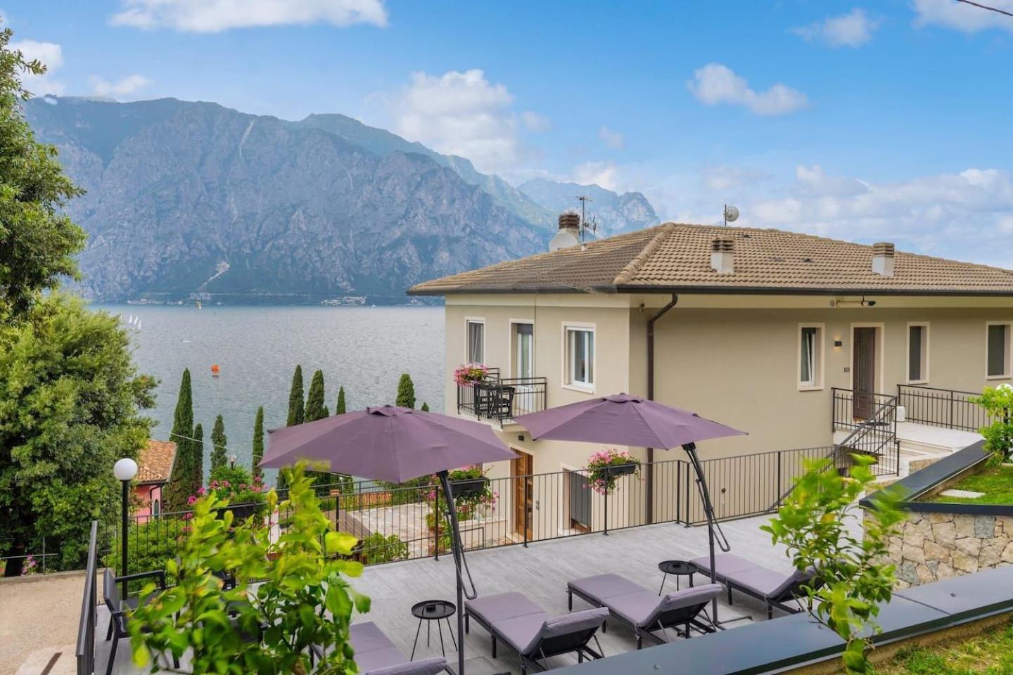 Finestra Sul Lago Malcesine Apt Riva Kültér fotó